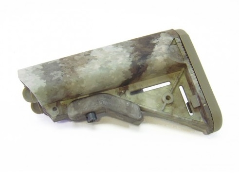 M4 AEG Water Transfer SOPMOD Stock (A-TACS)				 			 			 		