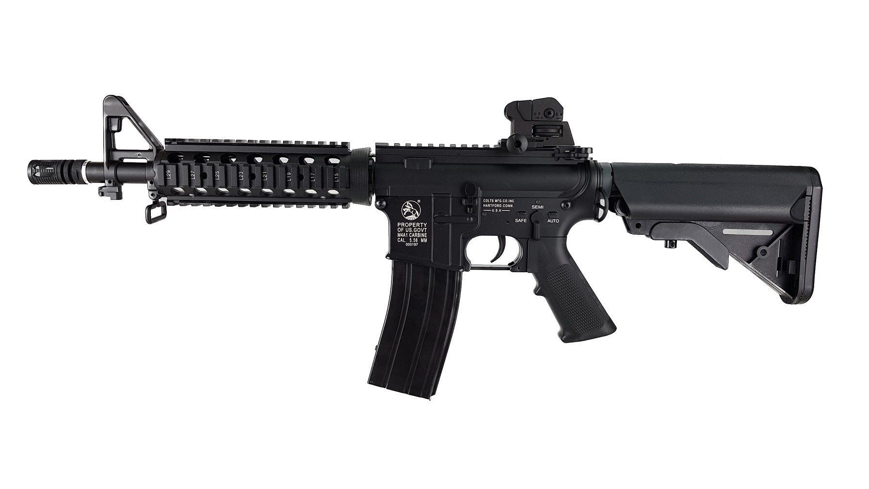 M4CQB - Quick Change Spring System +ETU, FULL METAL