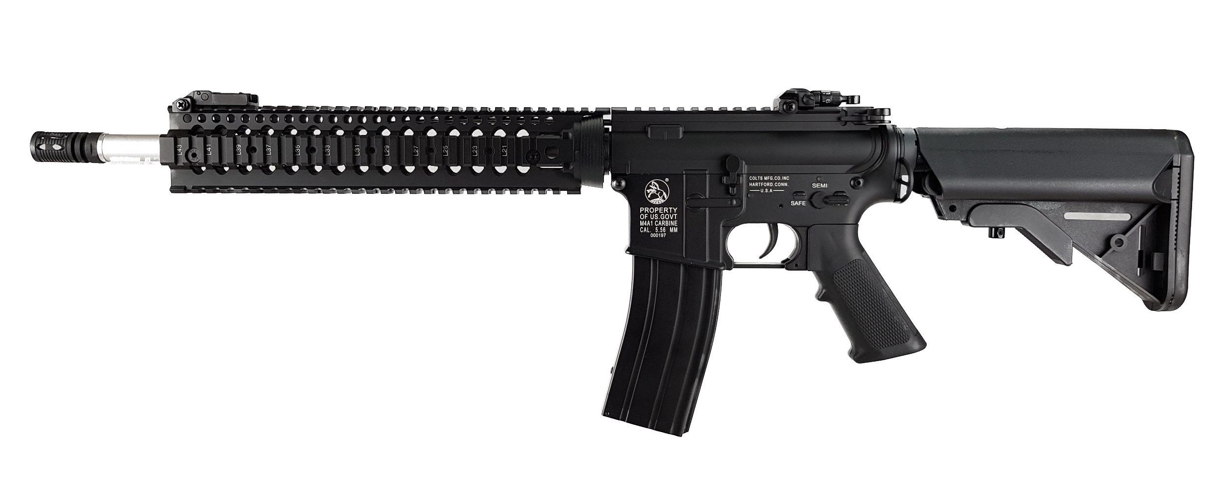 M4 DD OMEGA 12" - Quick Change Spring System +ETU, FULL METAL