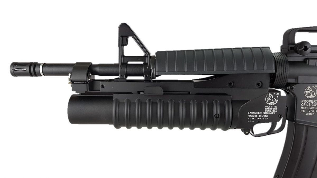 M4A1 w/M203 - Quick Change Spring System, FULL METAL - Image 5