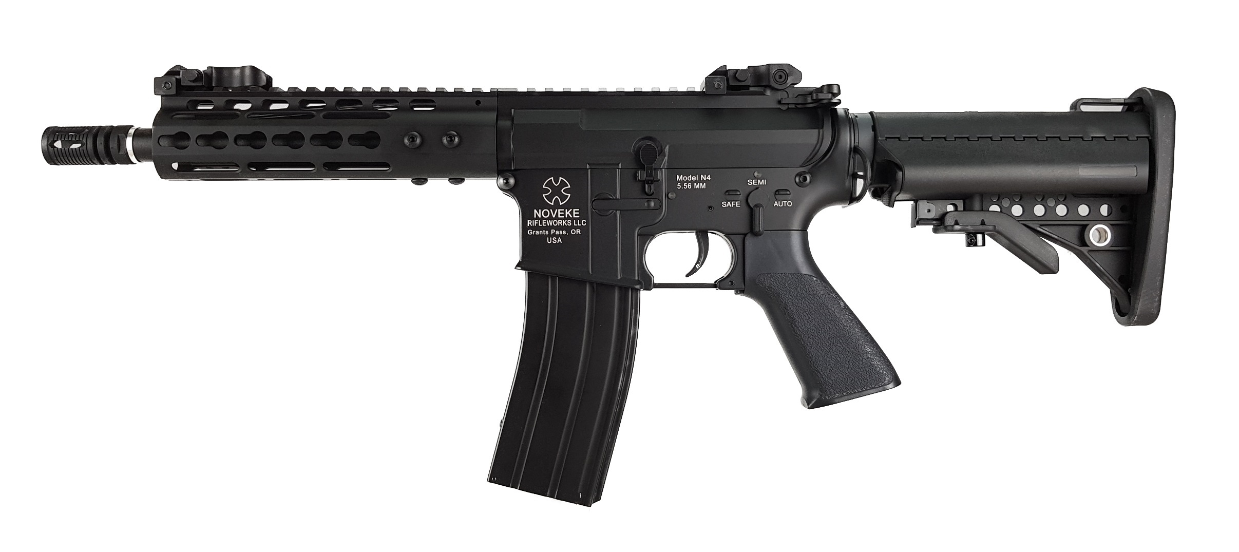 M4 NOVESKE KEYMOD 7" - Quick Change Spring System, FULL METAL