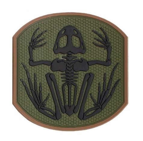 Frog Skeleton PVC Patch-2