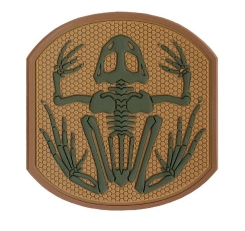 Frog Skeleton PVC Patch-4