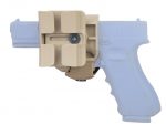 CP Style G/17/18 Gun Clip - TAN - Image 4