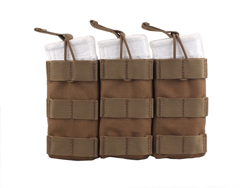  Modular Triple Open Top Magazine Pouch - CB