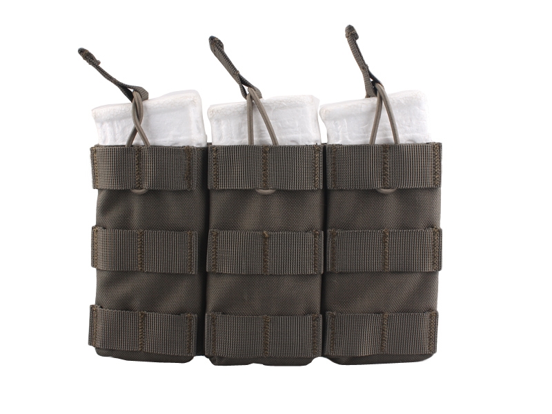  Modular Triple Open Top Magazine Pouch - FG