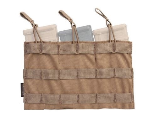  5.56 Triple Open Top Magazine Pouch - CB