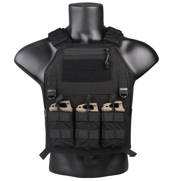 419 Plate Carrier Tactical Vest - BK