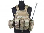 LBT6094A style Plate Carrier w 3 pouches - MC