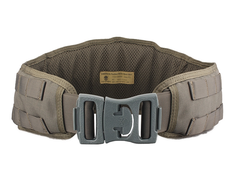 Padded Molle Waist Battle Belt - FG