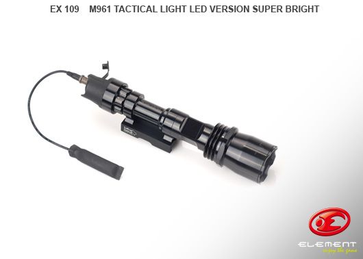 M961 Tactical Light LED Version Super Bright (BK)