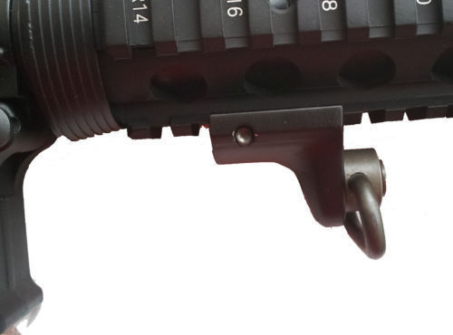 GEAR SECTOR RAIL MOUNT HAND STOP  BK