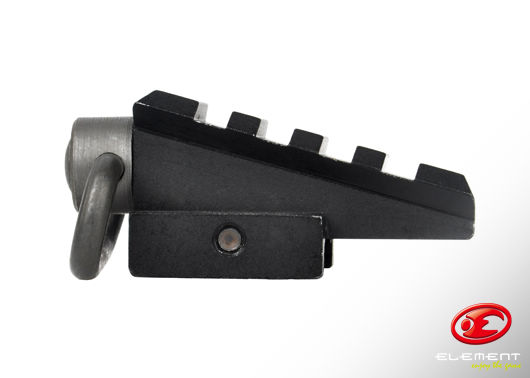 Pyramid Angled Rail Adapter BK