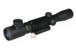 Tri-Rail 3-9x32 Tactical Rifle Scope (Illuminated reticle)