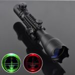 Tactical Tri-Rail RifleScope 4-16x50 EG Optical Sight Red&Green Mil-Dot Rifle Scope - Image 3