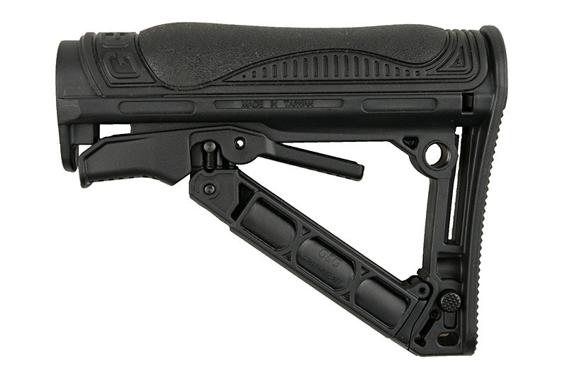 GOS-V1 RETRACTABLE STOCK - BLACK	 		