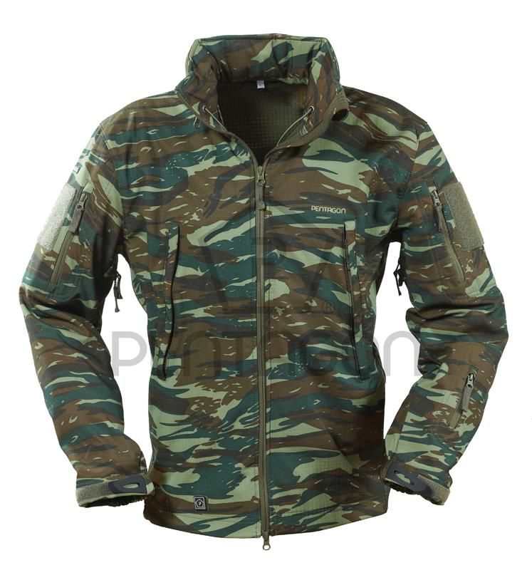 Softshell Tactical Jacket Artaxes Level IV (Greek Lizard)