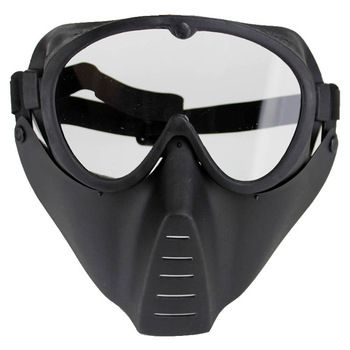 MASK WITH PC GLASSES LENS (Black)