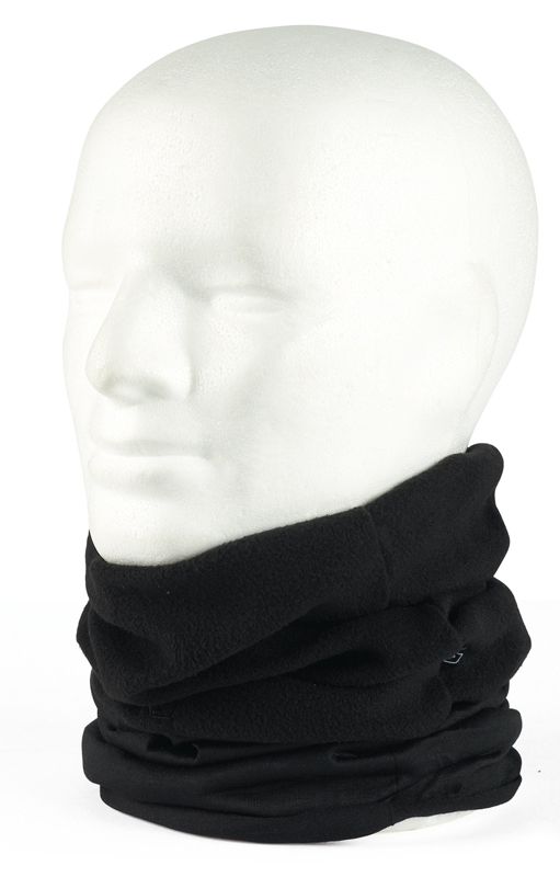 Neck Scarf 1/2 Fleece (Black)