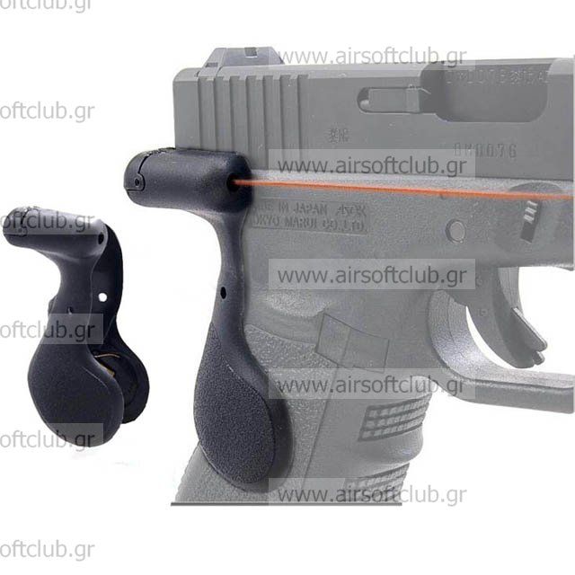 Glock17 grip with red laser