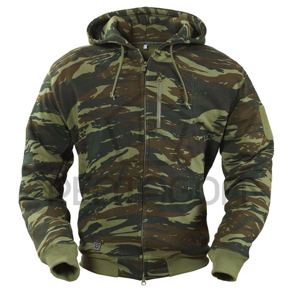Leonidas Tactical Hooded Fleece - Greek Lizard