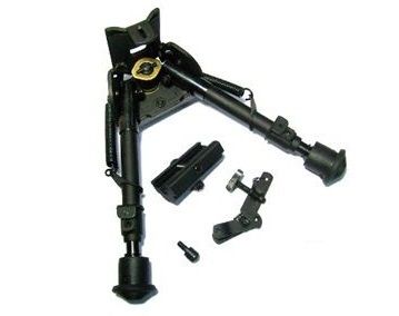 Harris Style Spring Bipod with Rail Adaptor (Short)