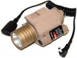 M6 6V RIS LED Flashlight Laser-TAN