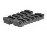 2pcs Polymer 5 Slot KeyMod Short Rail Section