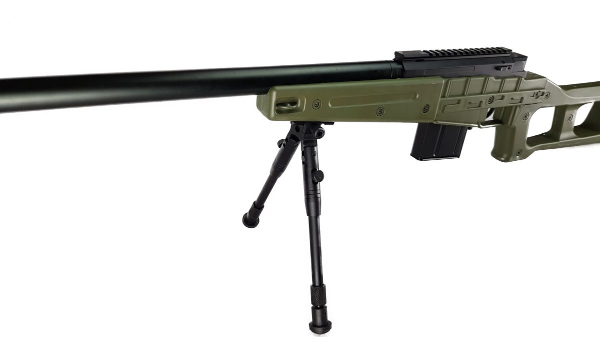 MB4408 METAL SNIPER RIFLE w/bipod (OD) - Image 3