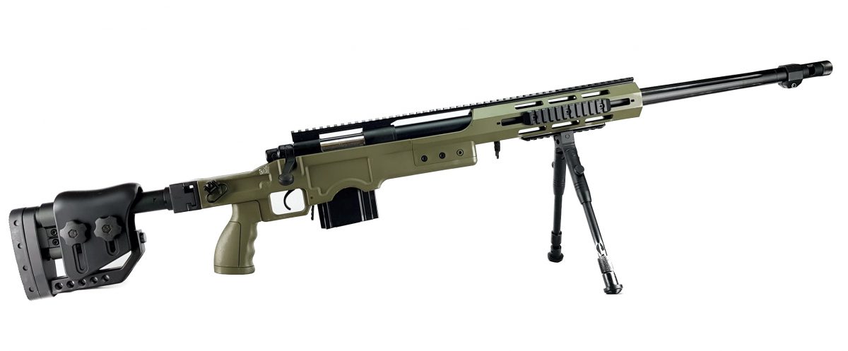 MB4411 METAL SNIPER RIFLE w/bipod (OD) - Image 6