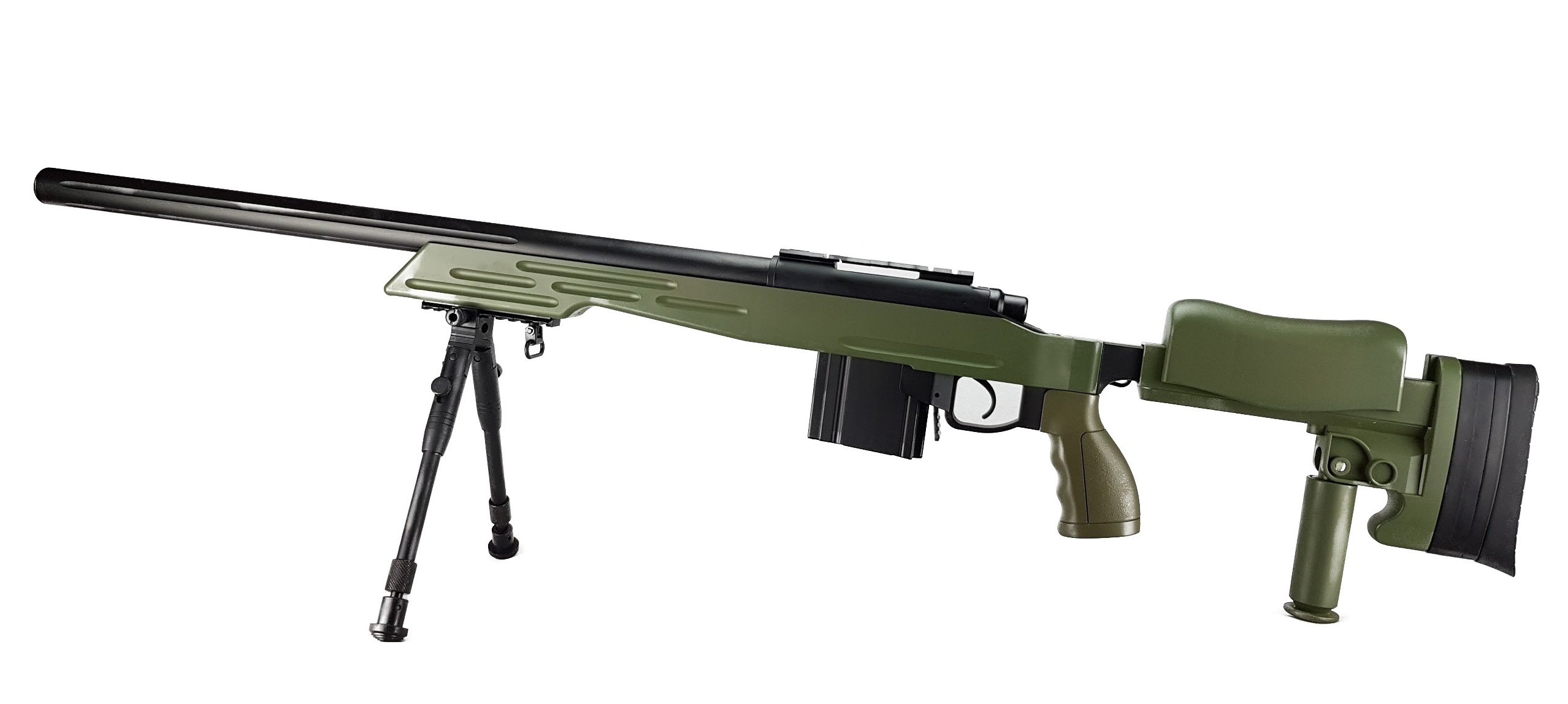MB4413 METAL SNIPER RIFLE w/bipod (OD)