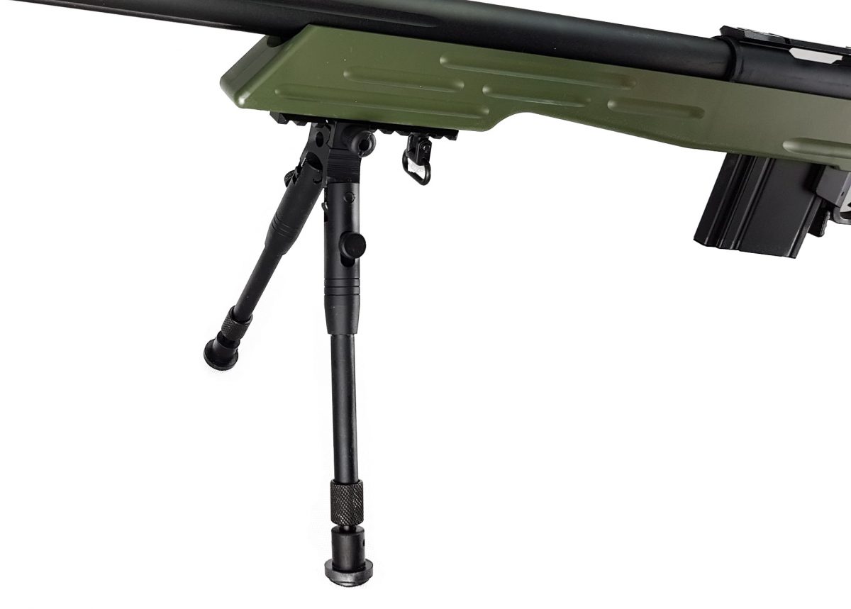 MB4413 METAL SNIPER RIFLE w/bipod (OD) - Image 7
