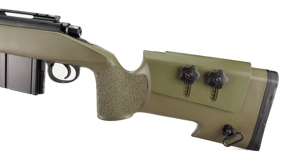 MB4416 METAL SNIPER RIFLE w/bipod (OD) - Image 6