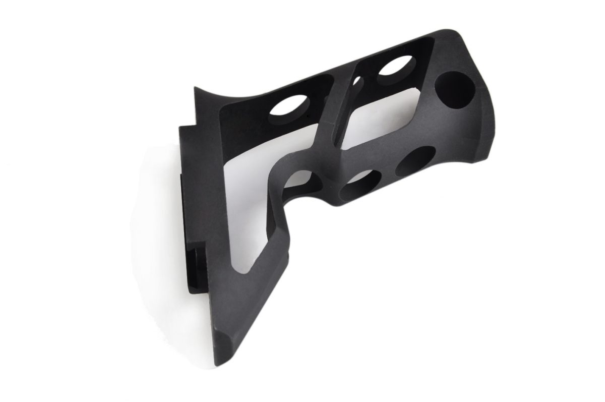 CNC Picatinny System Long Angled Grip - BK - Image 2