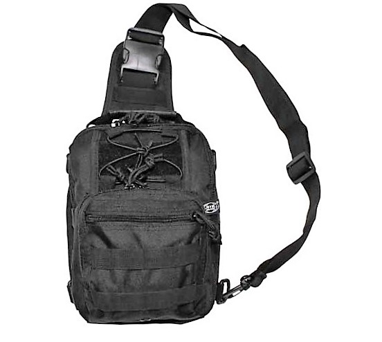 Shoulder Bag, Tactical Molle, Black