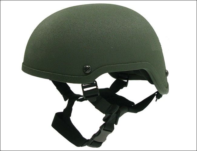 MICH 2001 Helmet Replica, Fiber Glass - OD