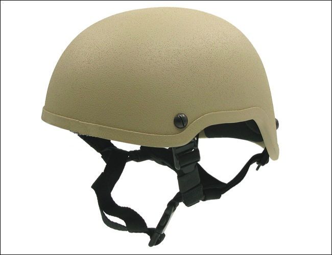 MICH 2001 Helmet Replica, Fiber Glass - TAN