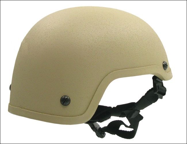 MICH 2001 Helmet Replica, Fiber Glass - TAN
