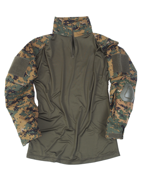 TACTICAL WARRIOR SHIRT WITH ELBOW PADS MARPAT