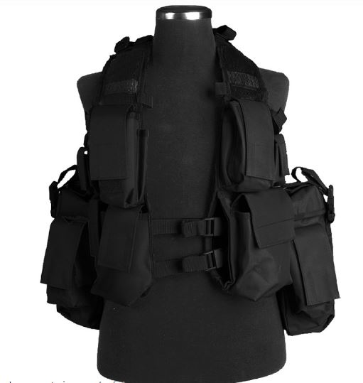 SOUTH AFRICAN ASSAULT VEST BLACK