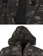 SOFTSHELL JACKET SCU14 BLACK MULTICAM - Image 2