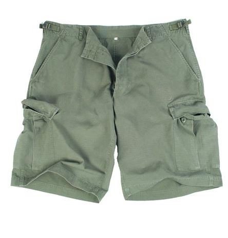 US PREWASHED RIPSTOP BERMUDA SHORTS OD