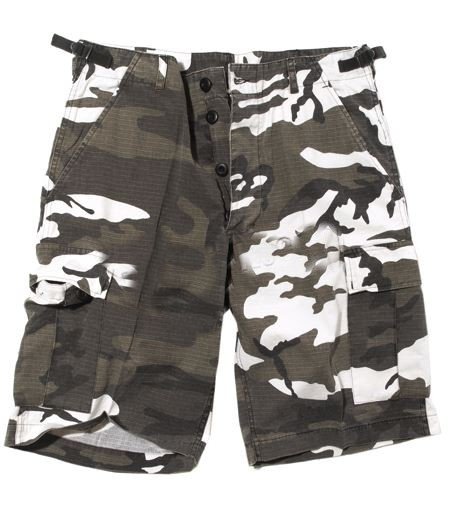 US PREWASHED RIPSTOP BERMUDA SHORTS URBAN