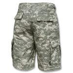 US PREWASHED RIPSTOP BERMUDA SHORTS ACU DIGITAL