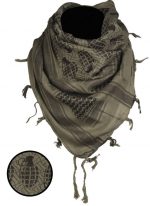 SHEMAGH SCARF (PINEAPPLE) OD/BLACK 
