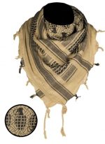 SHEMAGH SCARF (PINEAPPLE) COYOTE/BLACK 