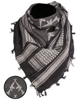 SHEMAGH SCARF (RIFLES) BLACK/WHITE 