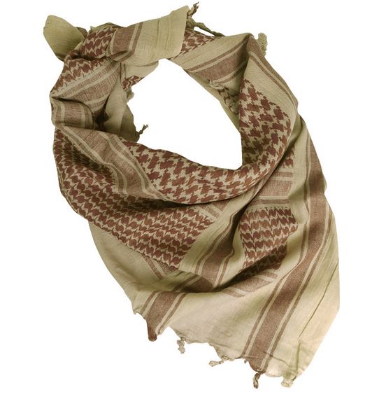 SHEMAGH 110X110CM COYOTE/BROWN