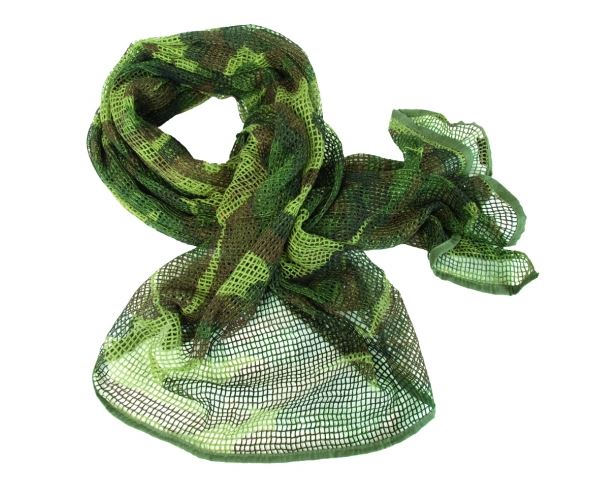NET SCARF WOODLAND