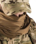 MESH NET SCARF DARK COYOTE - Image 2